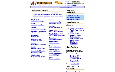 webcrawler.com in 1999