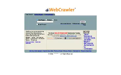 webcrawler.com in 2004