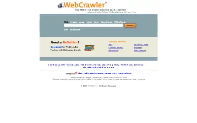 webcrawler.com in 2007