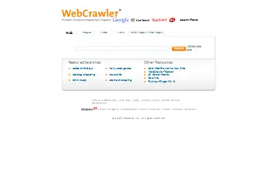 webcrawler.com in 2009