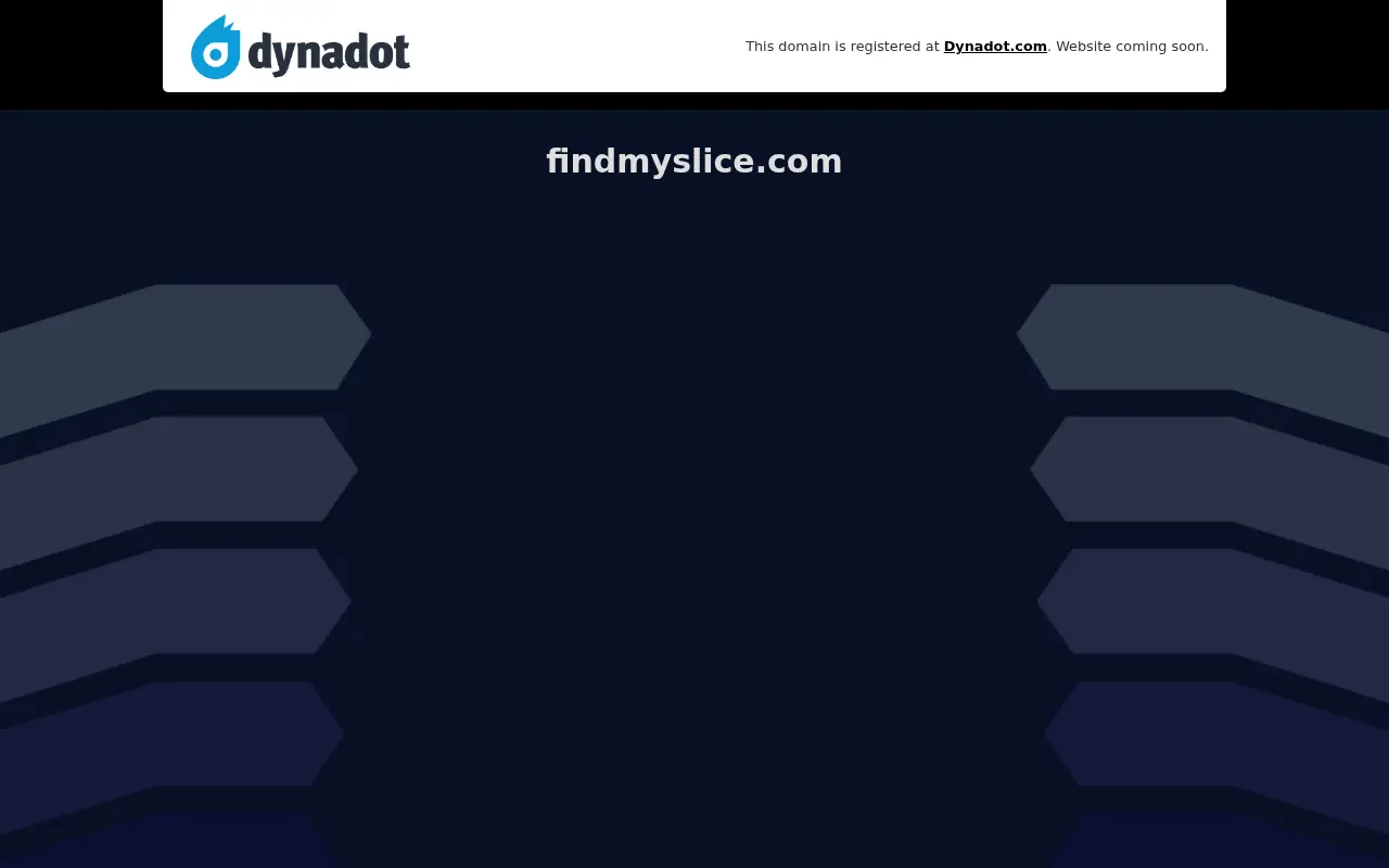 findmyslice.com in 2021
