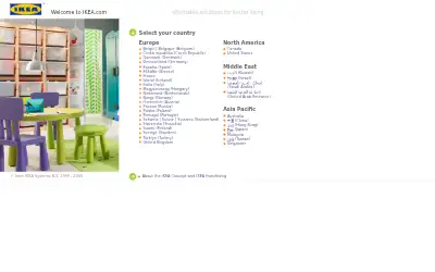ikea.com in 2005