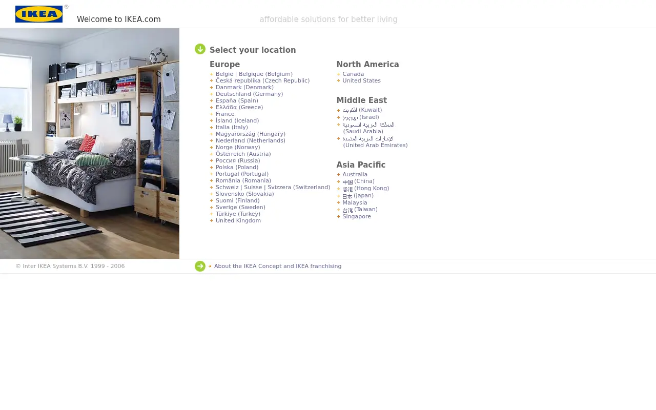 ikea.com in 2007