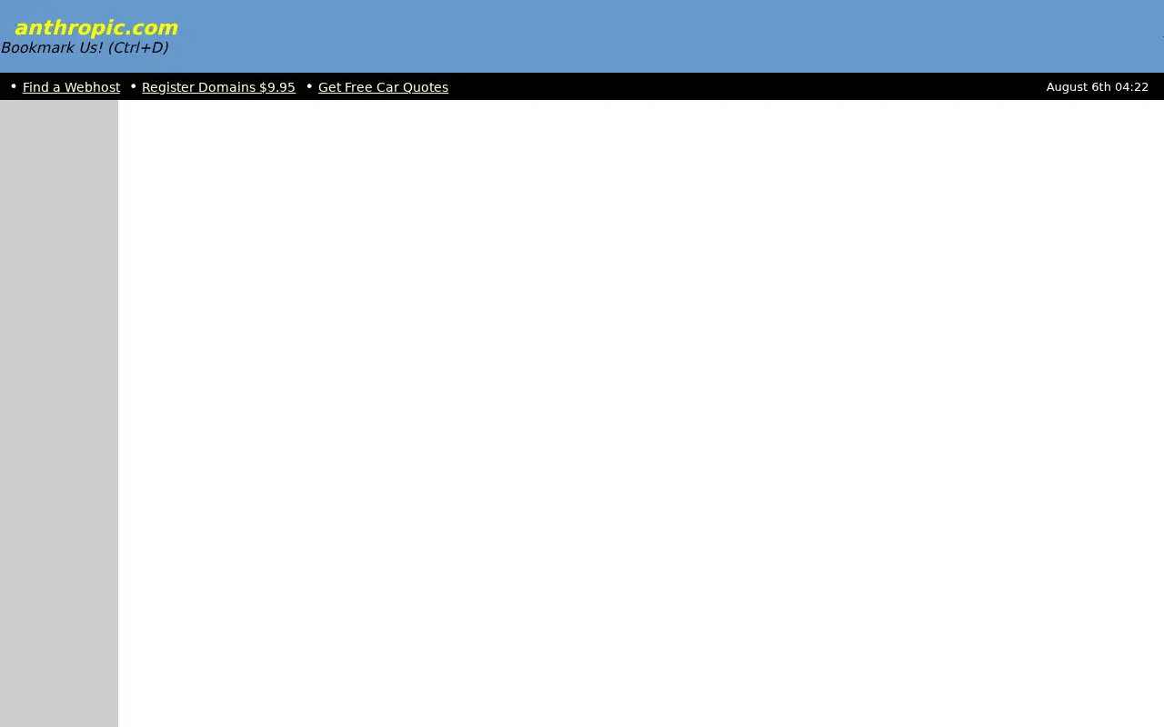 anthropic.com in 2003