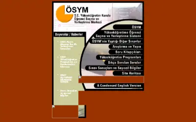 osym.gov.tr in 2000