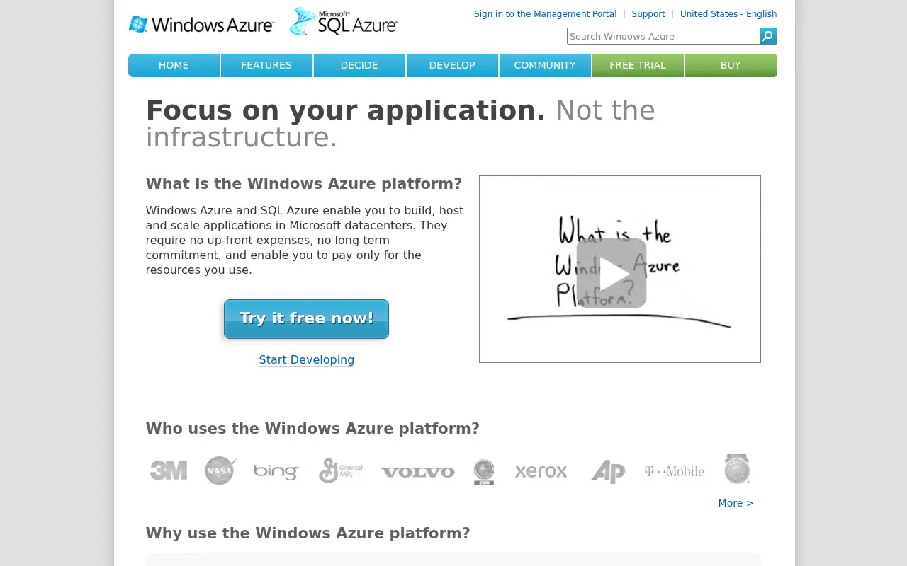 azure.com in 2011