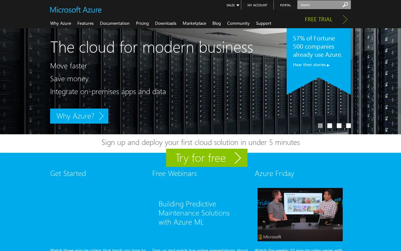 azure.com in 2015