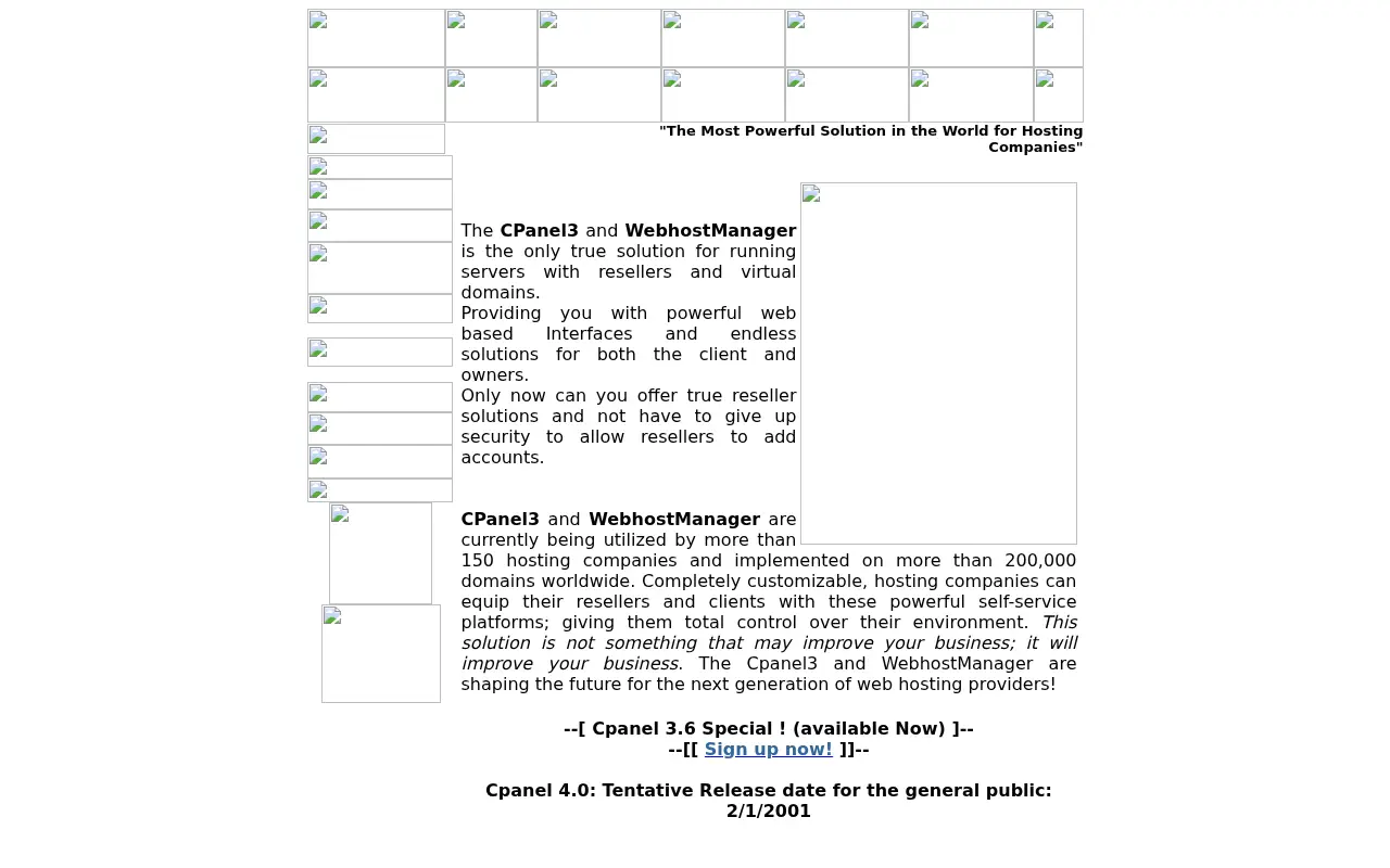 cpanel.net in 2001