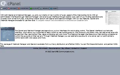 cpanel.net in 2002
