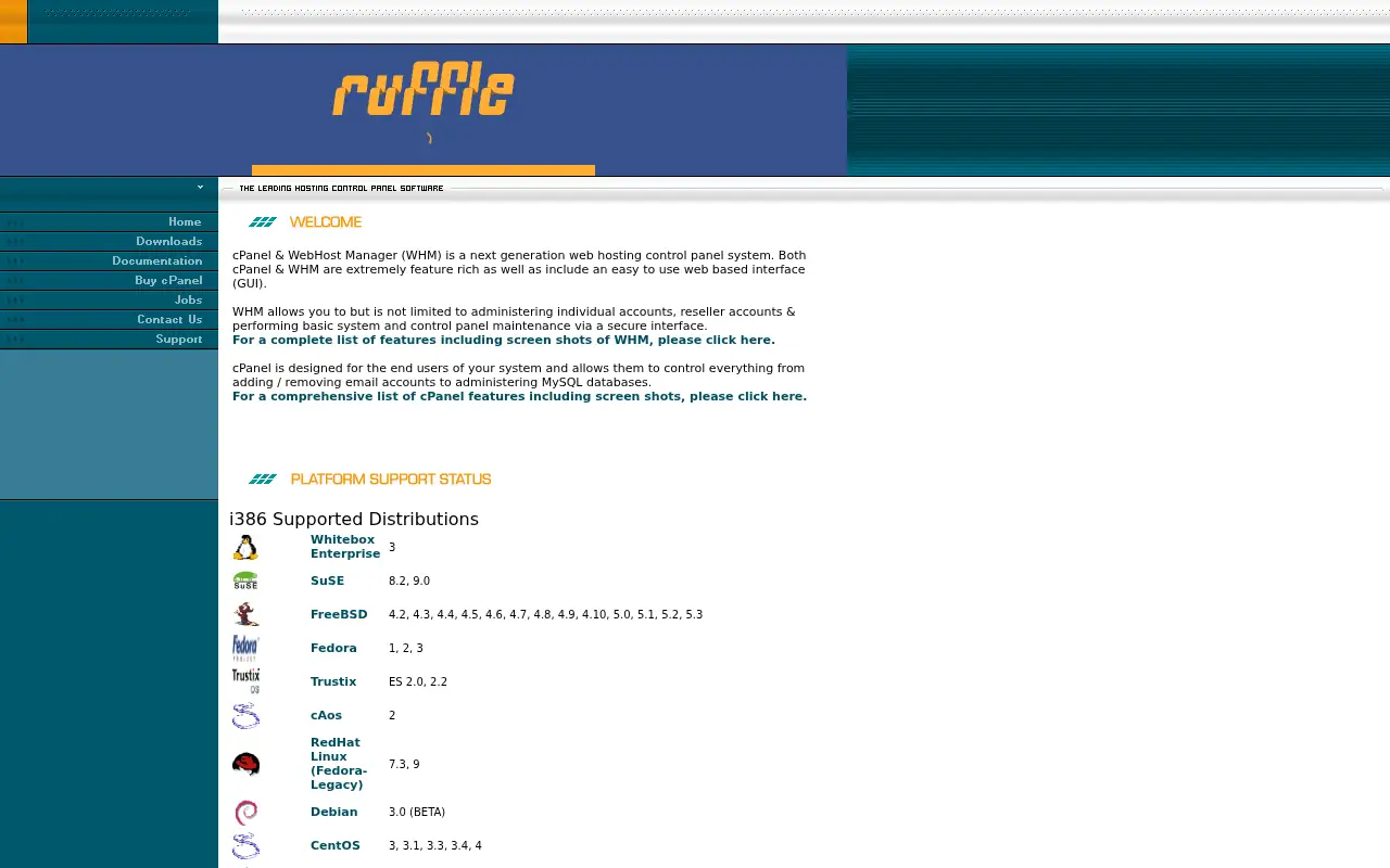 cpanel.net in 2005