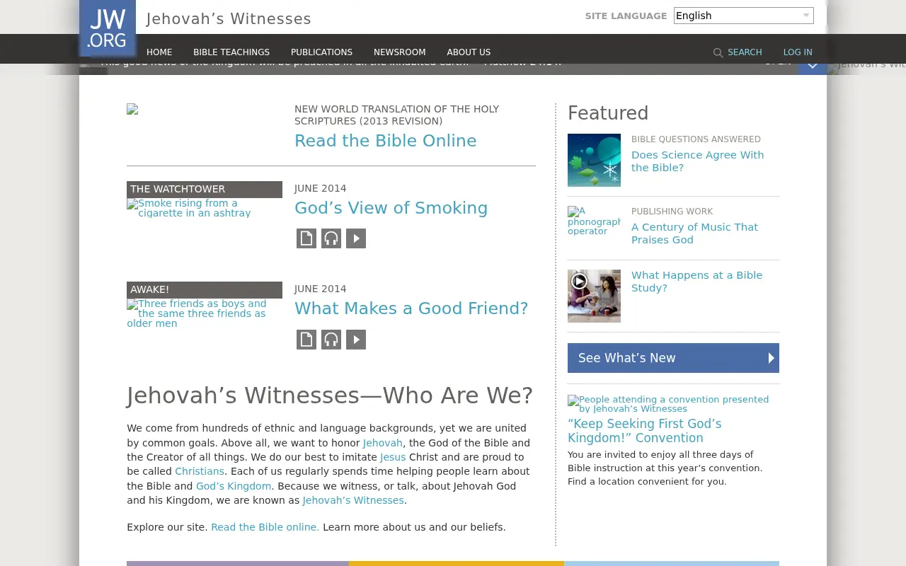 jw.org in 2014