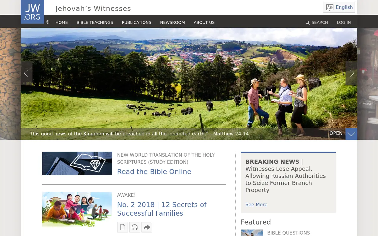 jw.org in 2018