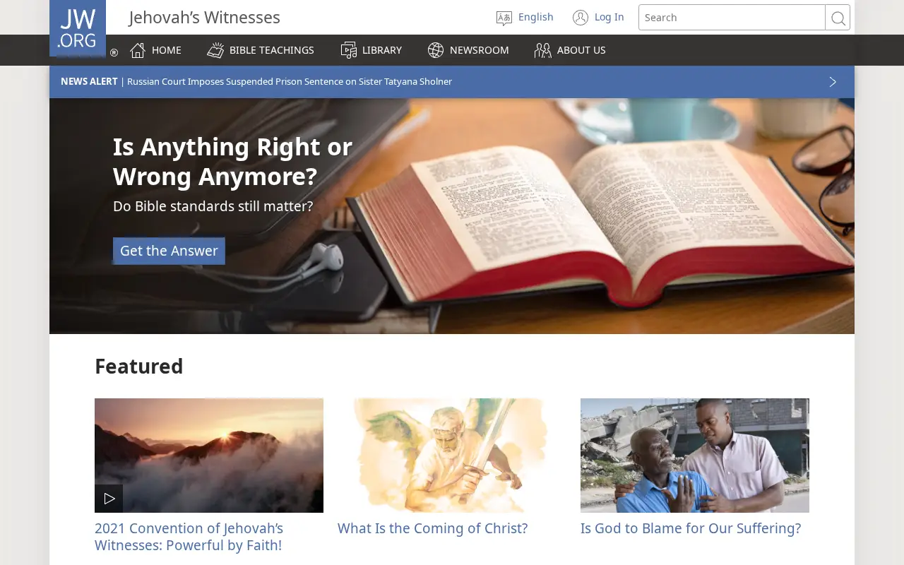 jw.org in 2021