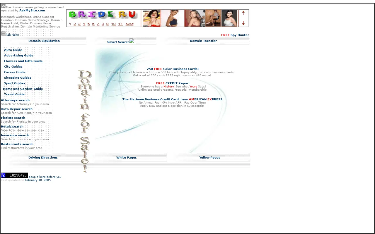 torob.com on February 11, 2005