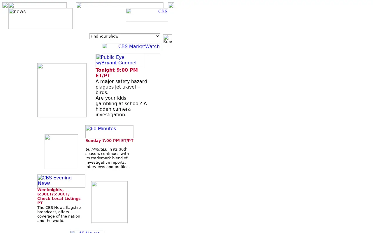 cbsnews.com in 1997