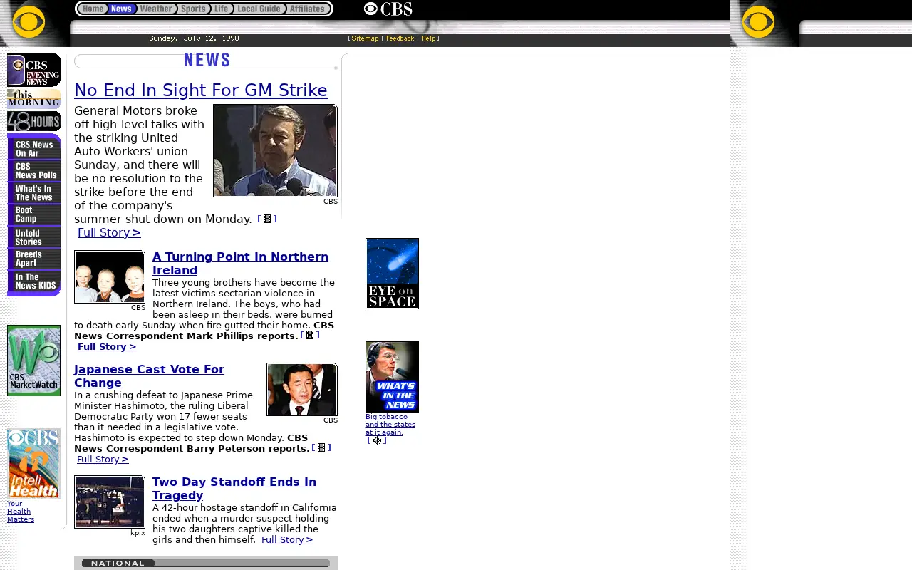 cbsnews.com in 1998