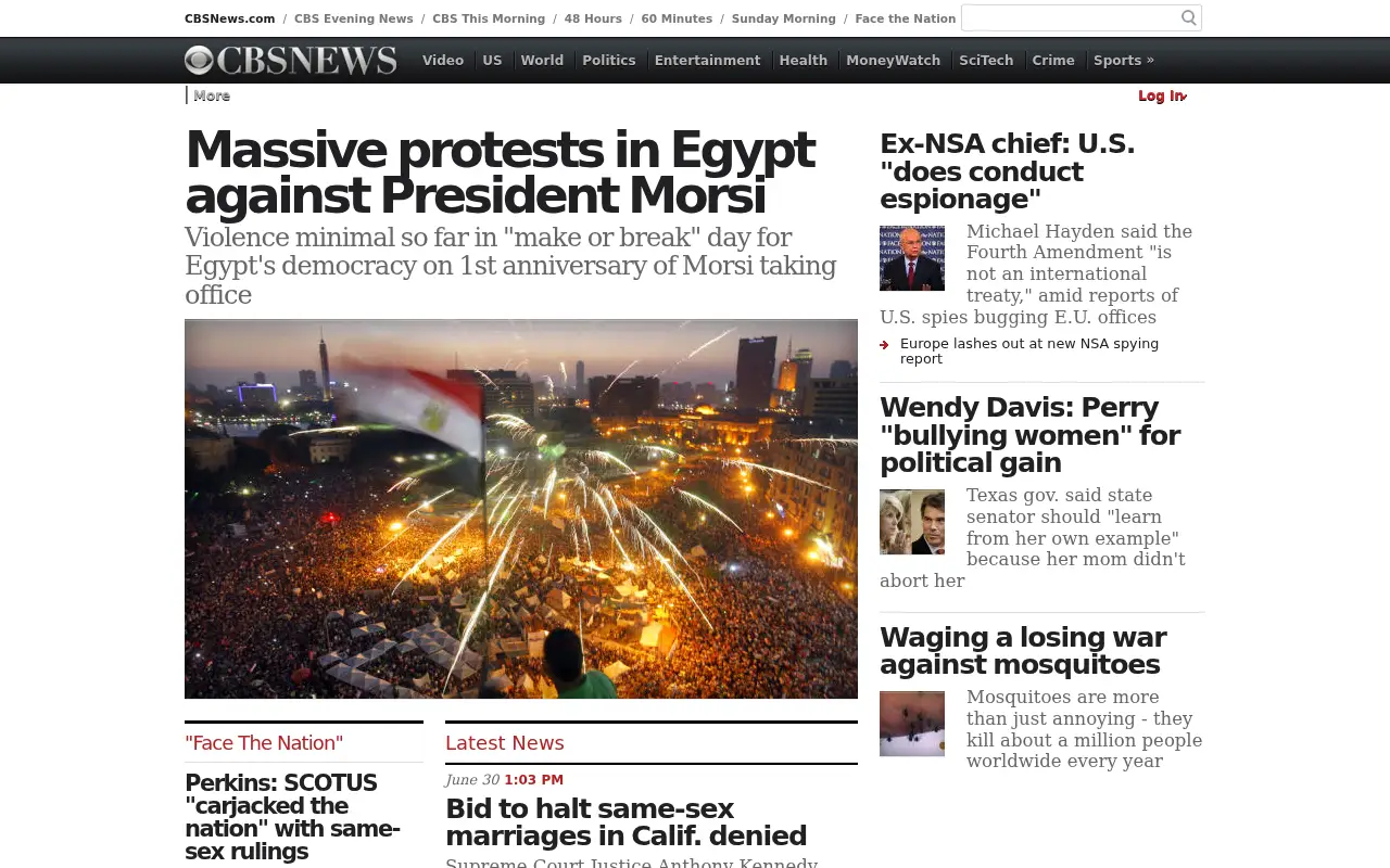 cbsnews.com in 2013