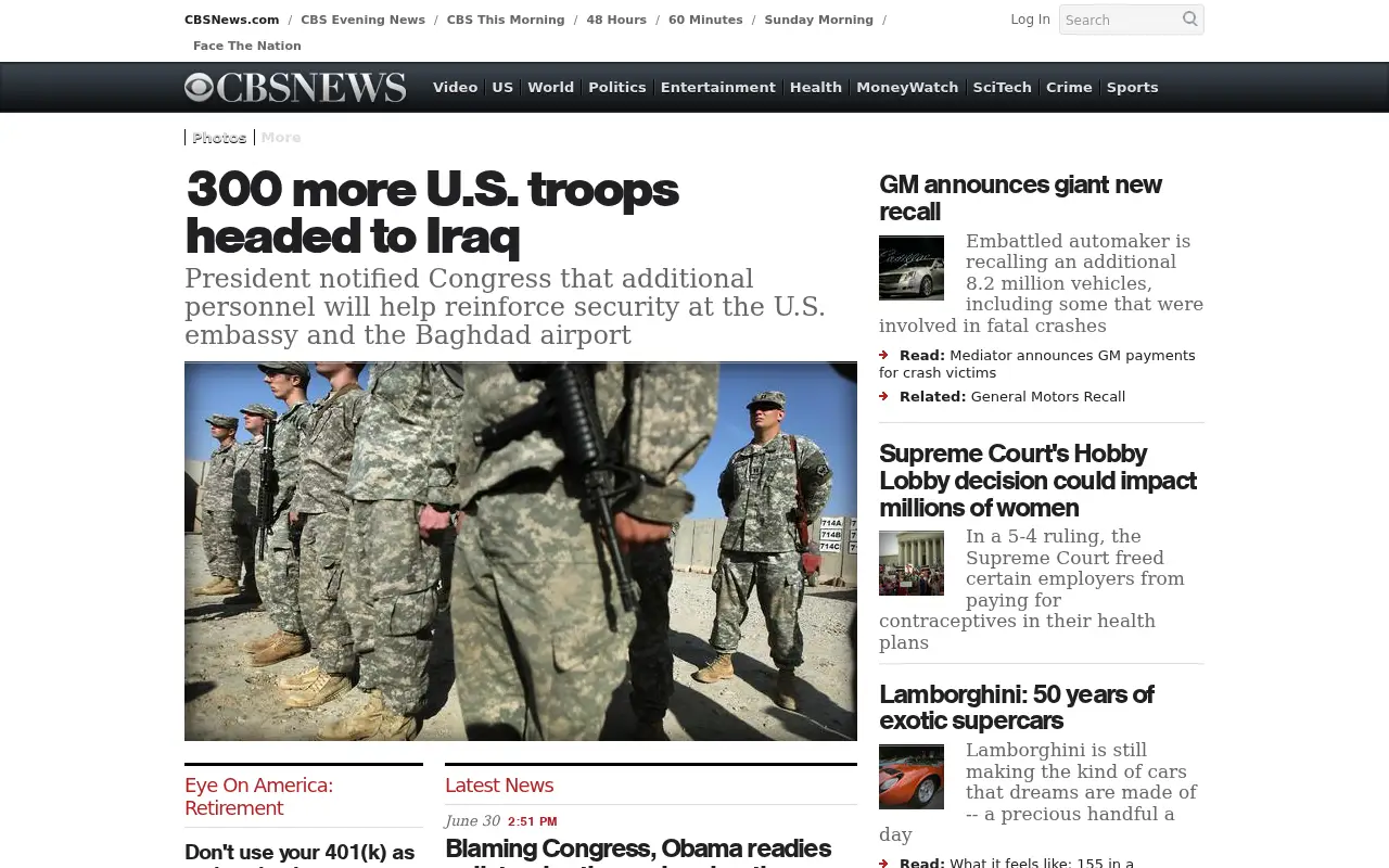 cbsnews.com in 2014