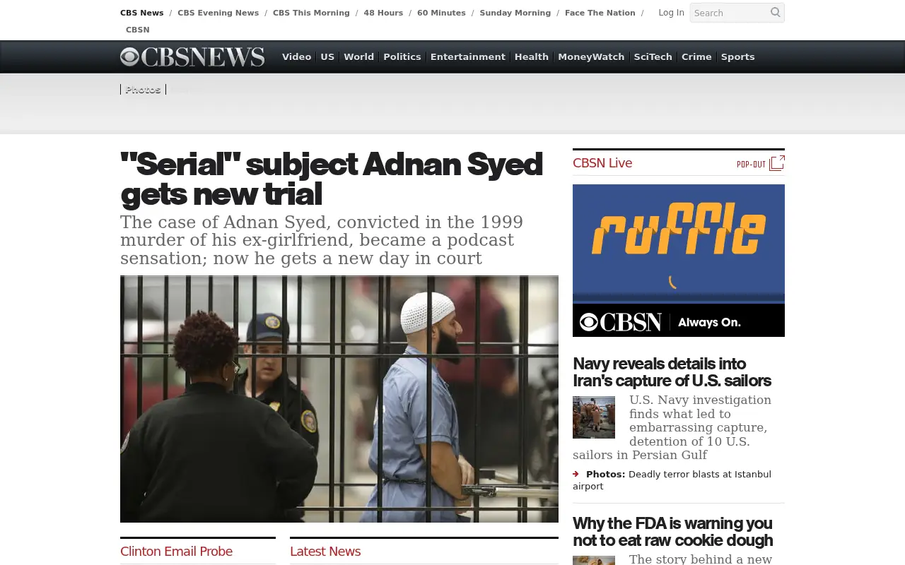 cbsnews.com in 2016