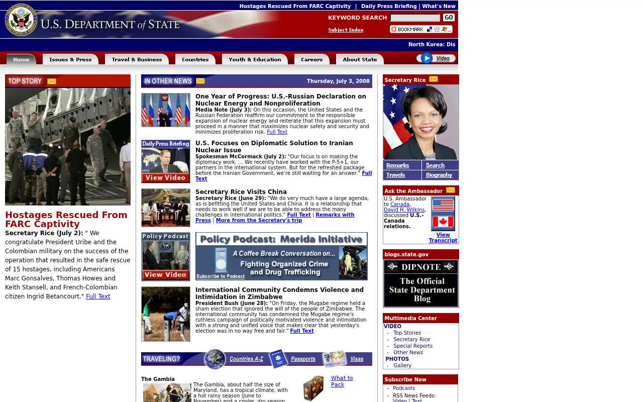 state.gov in 2008