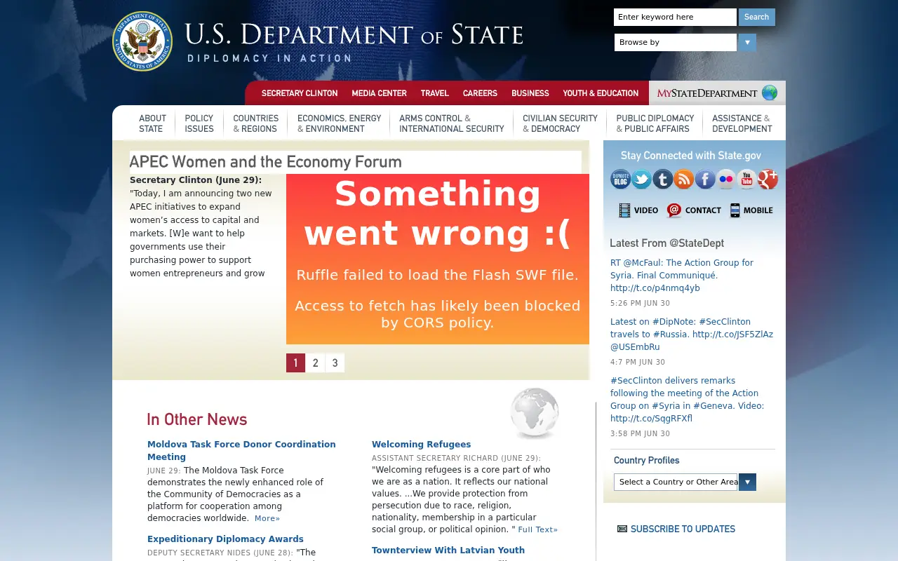 state.gov in 2012