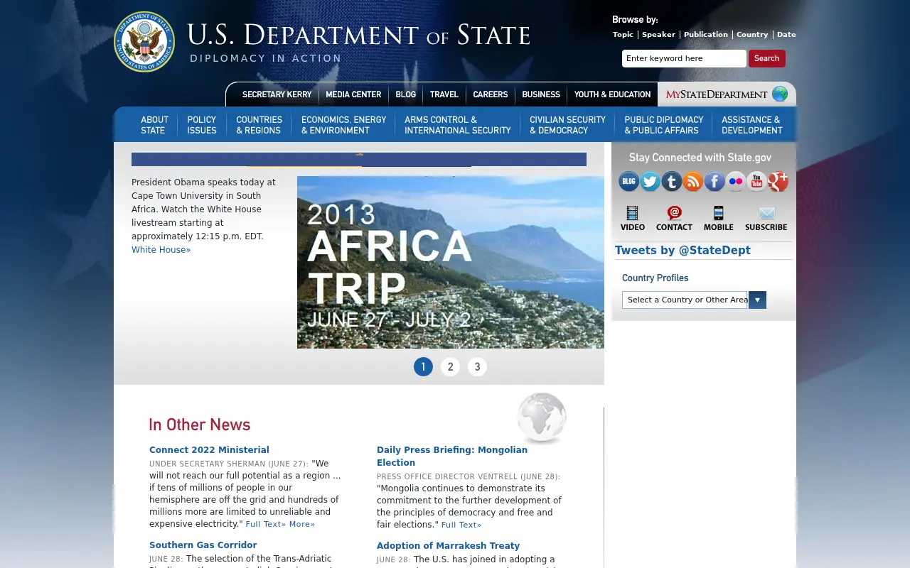 state.gov in 2013