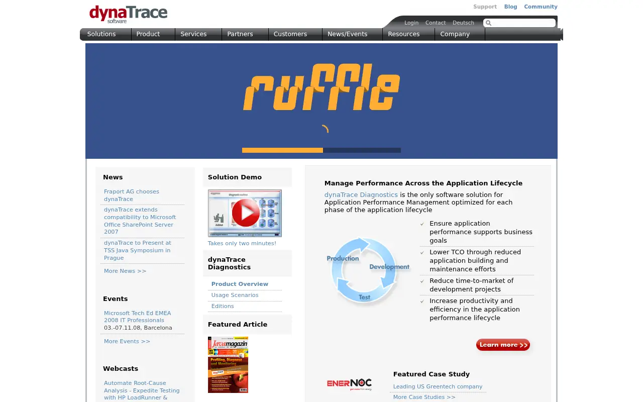 dynatrace.com in 2008