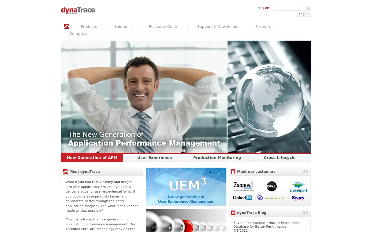 dynatrace.com in 2011