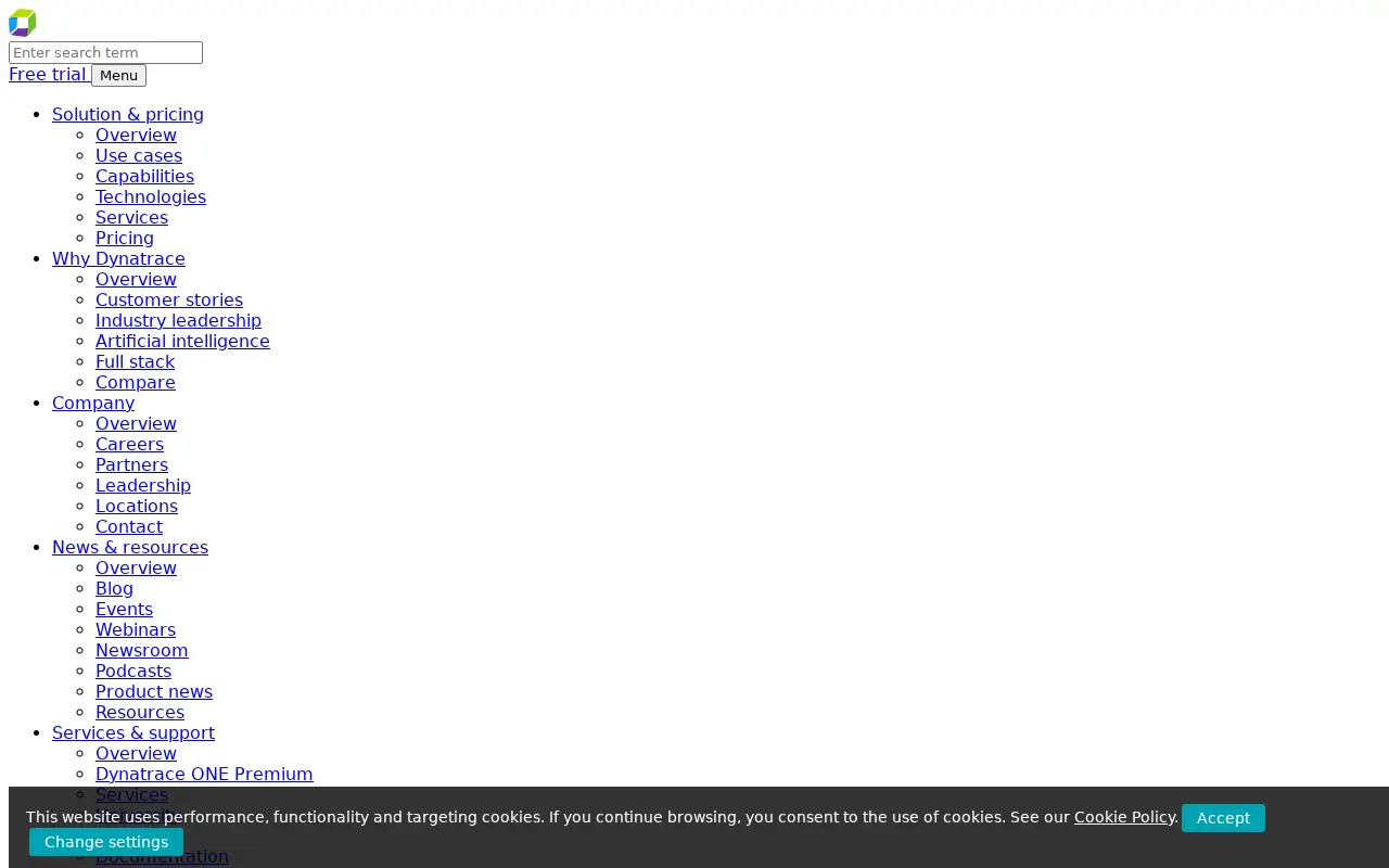dynatrace.com in 2018