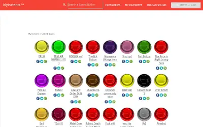 myinstants.com in 2020