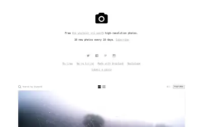 unsplash.com in 2015