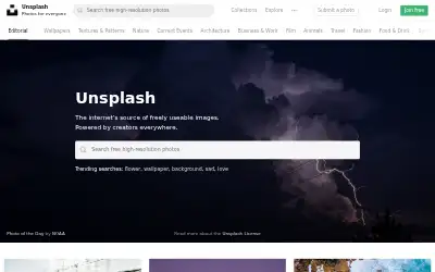 unsplash.com in 2019