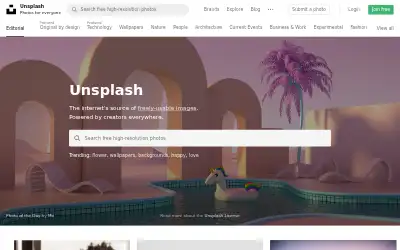 unsplash.com in 2021