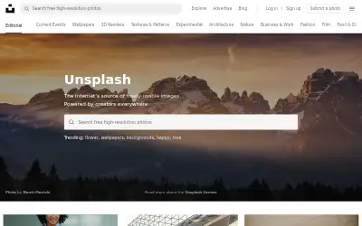 unsplash.com in 2022