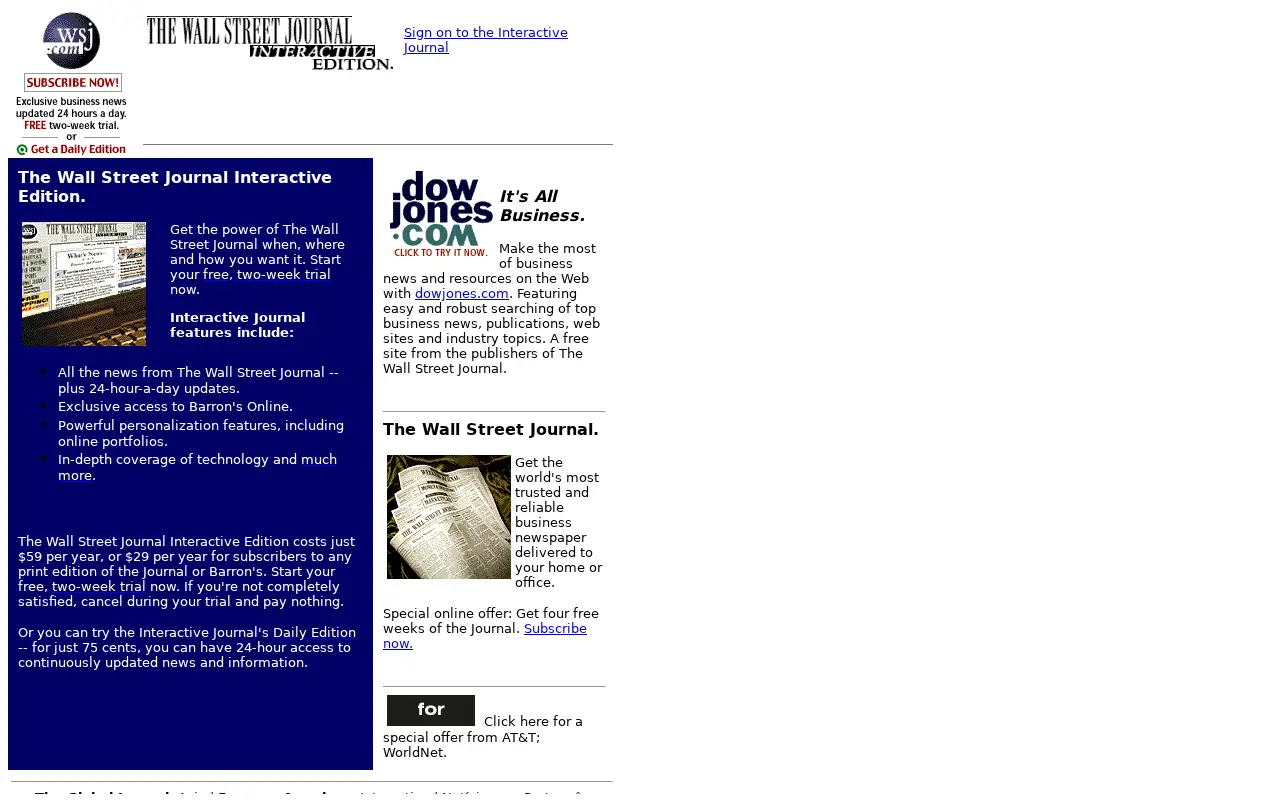 wsj.com in 1999