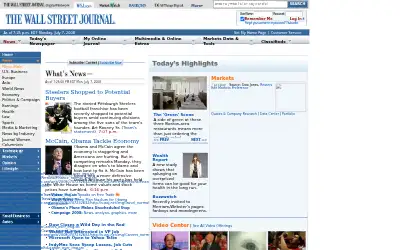 wsj.com in 2008