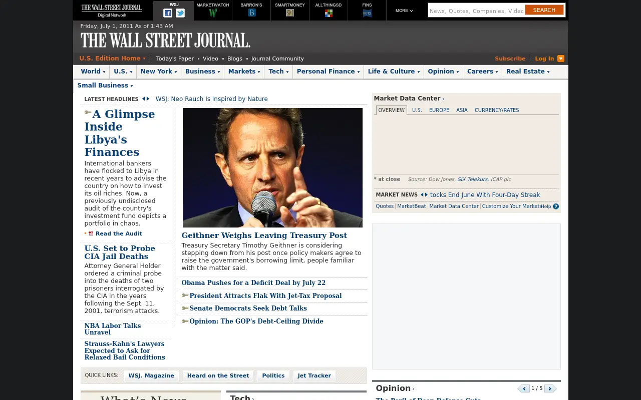 wsj.com in 2011