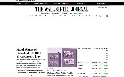 wsj.com in 2020