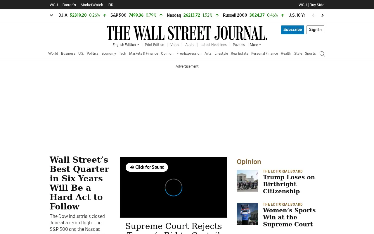 wsj.com in 2026
