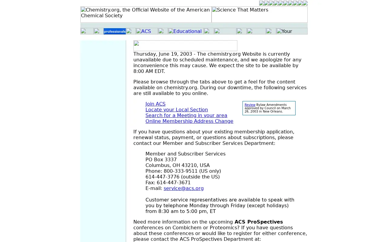 acs.org in 2003