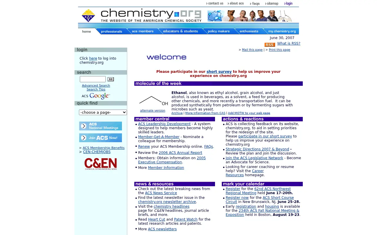 acs.org in 2007
