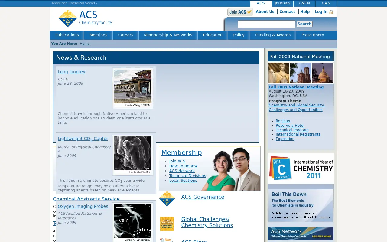 acs.org in 2009