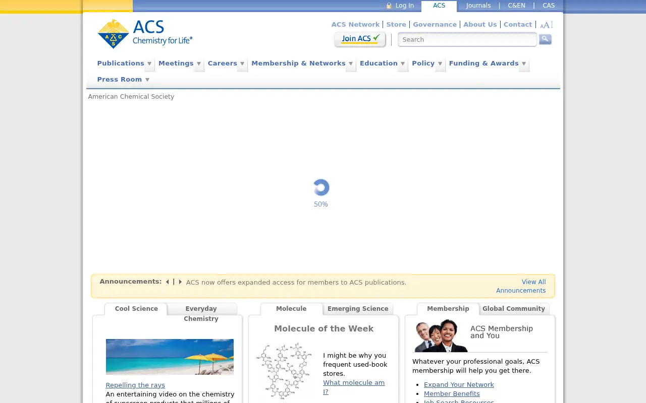 acs.org in 2012