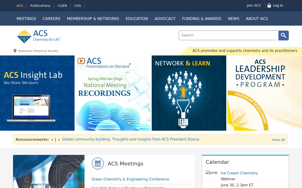 acs.org in 2016