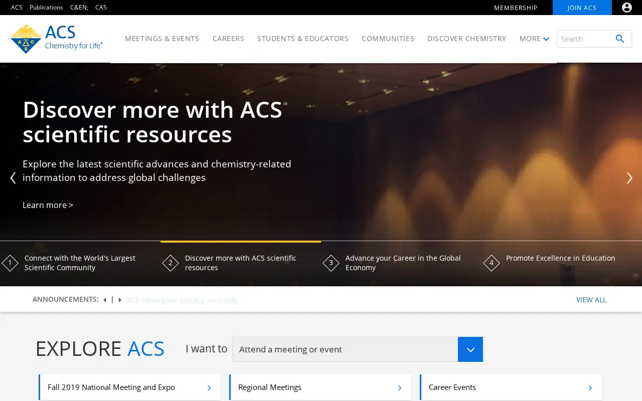 acs.org in 2019