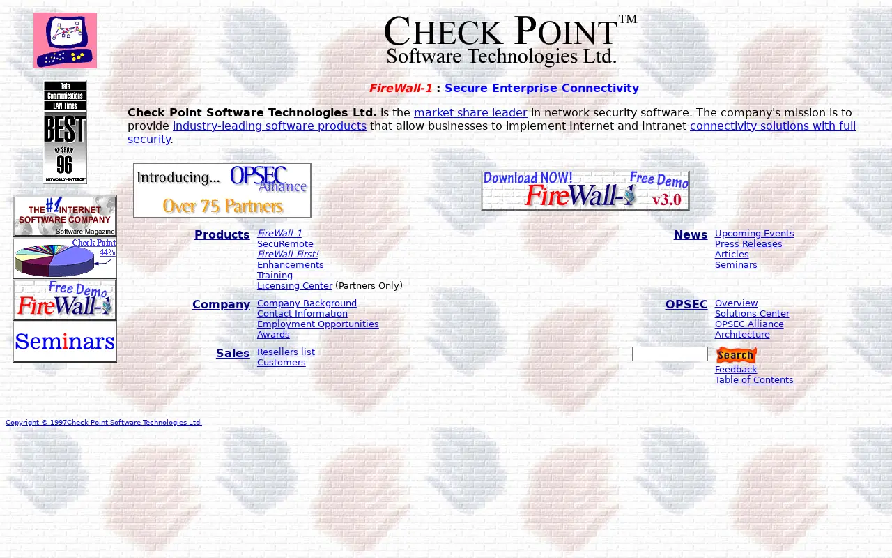 checkpoint.com on June 18, 1997