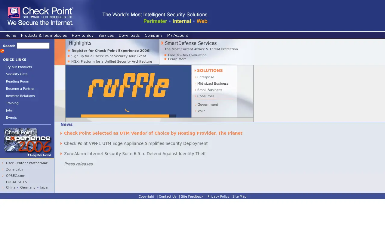 checkpoint.com on June 30, 2006