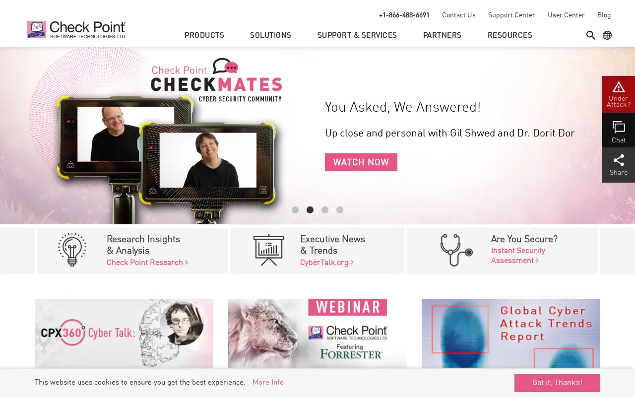 checkpoint.com on June 30, 2018
