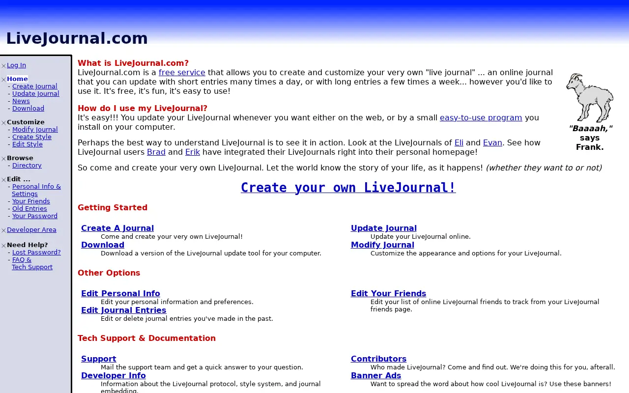 livejournal.com on June 22, 2000