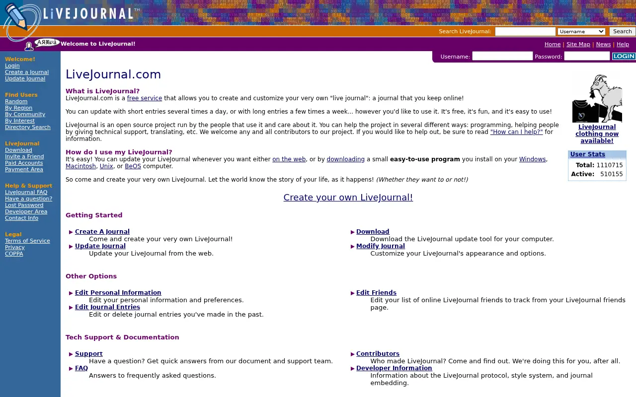 livejournal.com in 2003